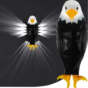 Eagle Design Wall Light, Rechargeable Wall Mounted Light with Remote Control, Magnetic Wall Light for Bedroom & Living Room