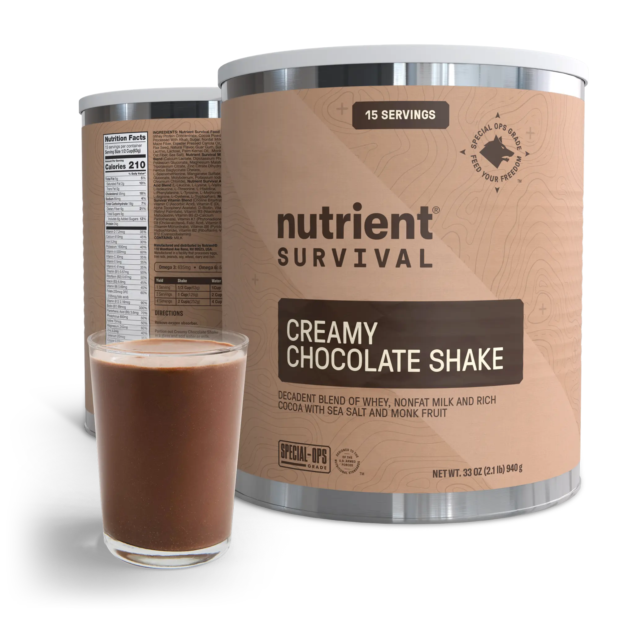 Creamy Chocolate Shake #10 Can