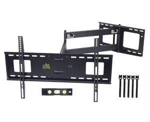 FORGING MOUNT Long Extension TV Mount Full Motion Wall Bracket with 42 inch Long Arm Articulating TV Wall Mount for 37 to 80 Inch Flat/Curve TVs, VESA 600x400mm Compatible, Holds up to 110 lbs Telescopic  TV  Bracket