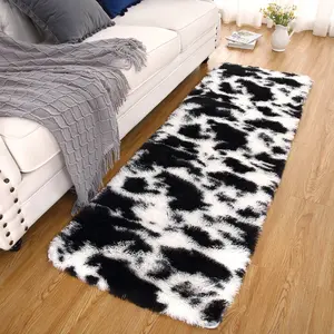 Runner Rug Shag Fluffy Hallway Runner Rug Luxury Bedside Laundry Rug Ultra Soft Fuzzy Entryway Runner Rug Luxurious Thick Plush Shag Long Rug Indoor Shag Kitchen Rug