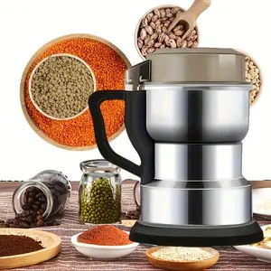 400ml Coffee Bean Grinding Machine Plug and Play Stainless Steel Home Mill Multi-Function Tool for Coffee and Tea Household Kitchen Appliance