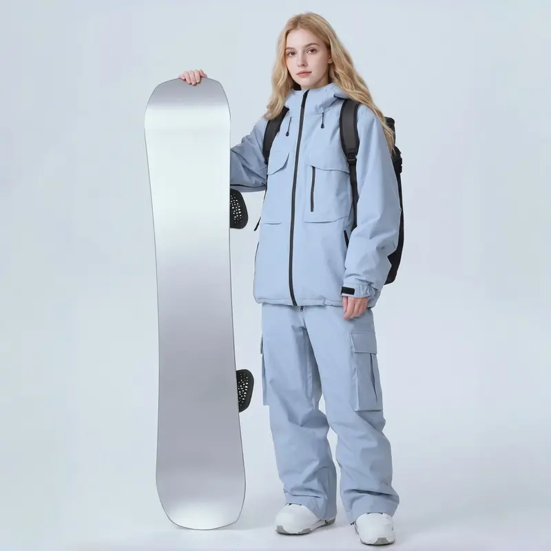 YEEFINE Women's Snow Snowboard Suits Baggy Ski Jacket and Pants Insulated Snowsuits