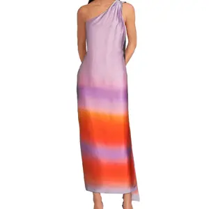 Gianni Bini Kenya One Shoulder Ombre Dress Prom, Social Dress