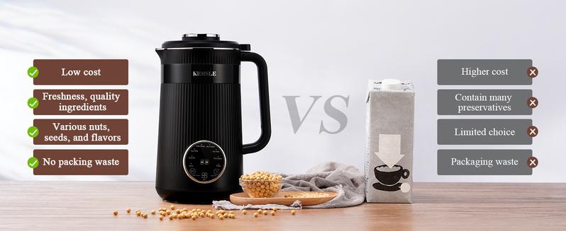 8-in-1 Multifunctional Automatic Nut Milk Machine&Coffee Maker, 32oz Auto Self-Cleaning, Delay Start, Keep Warm, Boil Water – Stainless Steel, Christmas gifts