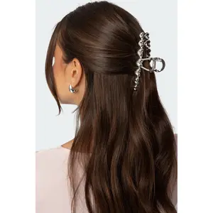 Metal Heart Claw Clip