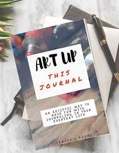 Art Prompts Paperback Book: Creative Journal with 50 art prompts for Adults & Teens