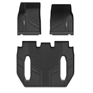 Lasfit fit for 2021-2026 Tesla Model X & X Plaid Floor Mats TPE Material, Fit 6-Seat ONLY