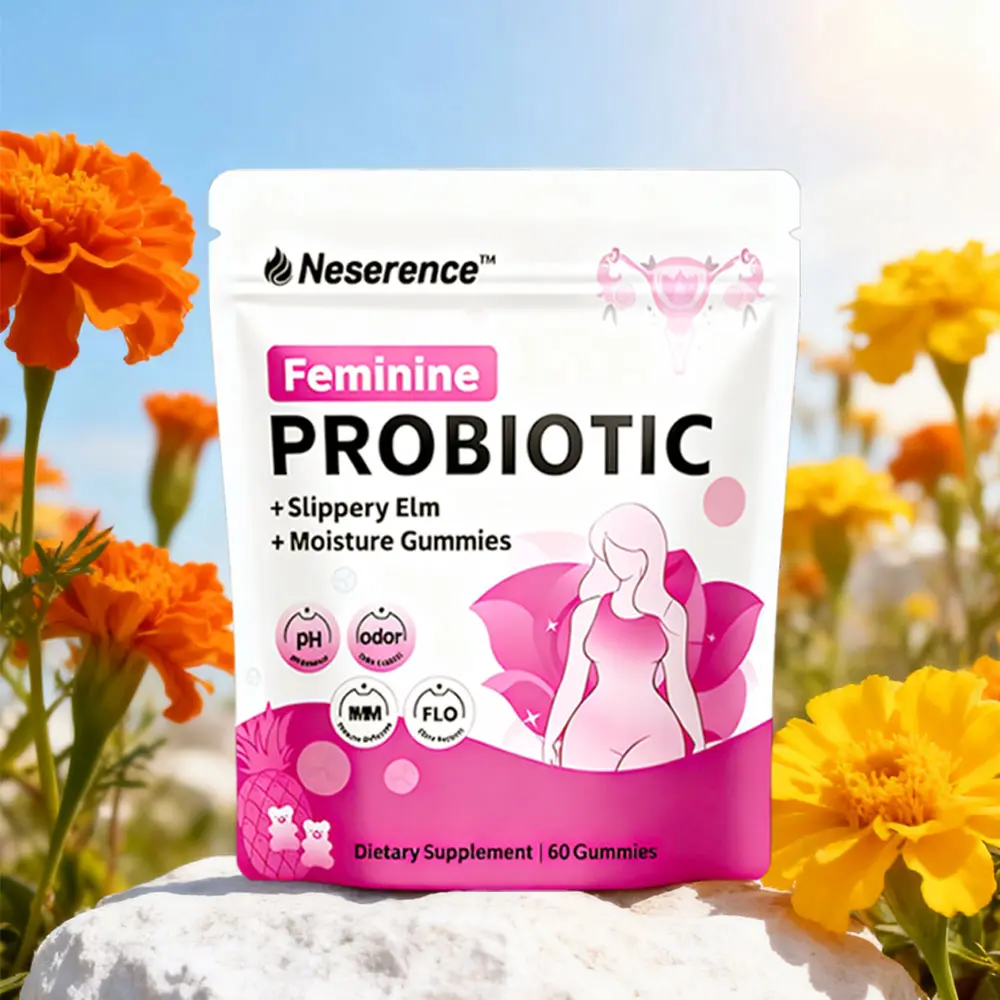 Neserence PH Balance Gummies - Women's Real Pineapple Flavored Vaginal Supplement - One Month Supply - Probiotics Vitamins Natural Wellness Boost Dietary