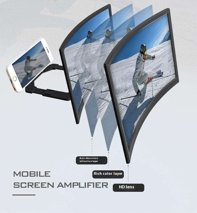 14-Inch Universal Plastic TV & Smartphone Screen Amplifier - with Audio Enhancement for Phones & Electronics
