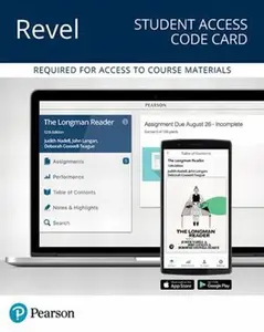 USED-Revel for the Longman Reader -- Access Card by Nadell, Judith (Misc.)