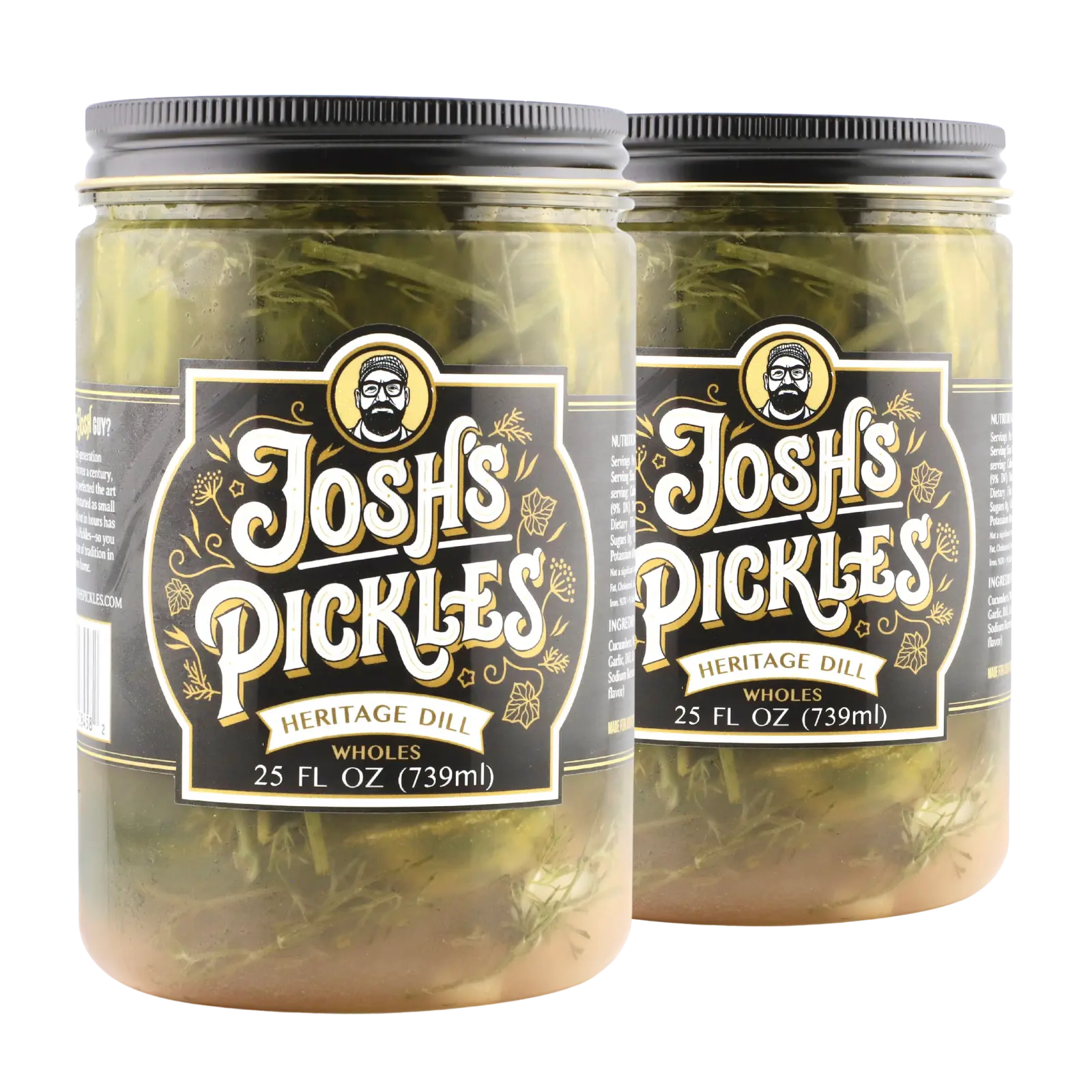 2 Pack - Heritage Dill Whole Pickles 25 fl oz | ships on ice Mon-Wed 2 Pack - Heritage Dill Whole Pickles 25 fl oz | ships on ice Mon-Wed