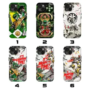 Mighty Morphin Ranger Tough Phone Case Collection, Custom Dino ThunderDesign–iPhone Case Suitable for iPhone 17/16/15/14/13/12/11 Pro Max/Plus and Samsung Galaxy S23/22/23/24/25/26 Ultra, Gift for Fan