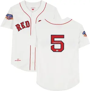 Nomar Garciaparra Boston Red Sox Autographed White Mitchell & Ness Authentic Baseball Jersey - Fanatics Authentic Certified