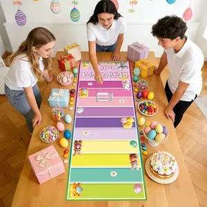 Colorful Rabbit and Duck Rolling Scoreboard, Fun Scoring Tool for Family Gatherings, Team Building, Easter Egg Hunt Games