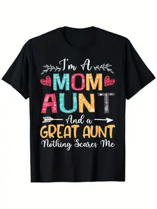 I'm A Mom Aunt Great Aunt Happy Mother's Day  T-Shirt