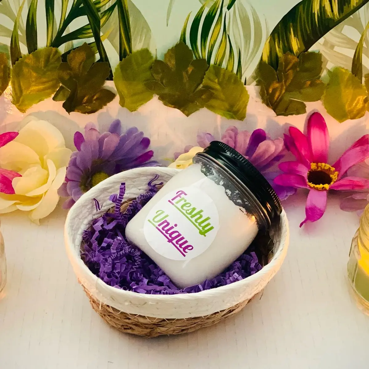 Natural Lavender Sugar Scrub 8oz