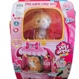 Kitten Design 2 in 1 Carry On Luggage Set for Girls.