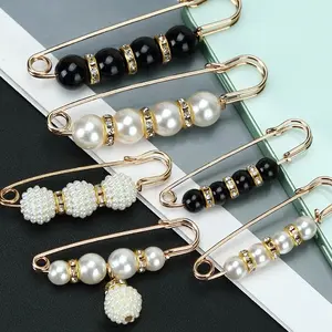Pants Waist Pin Anti-light Brooch High-end Brooch Pin Jewelry Pearl Brooch Buckle