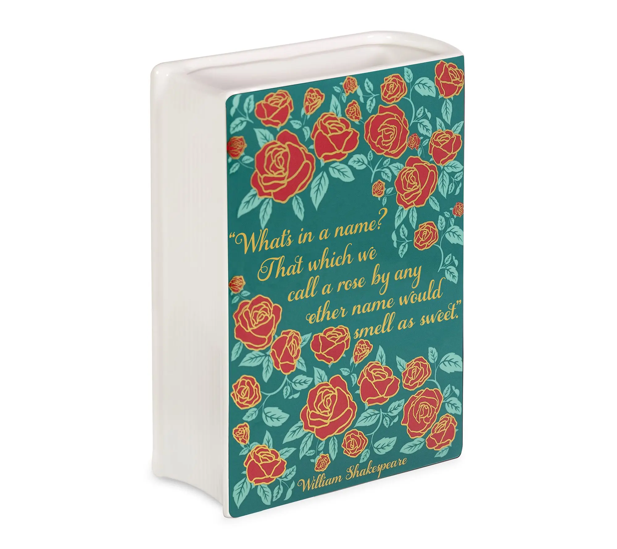 Steel Mill & Co. Large Book Vase, Romeo and Juliet