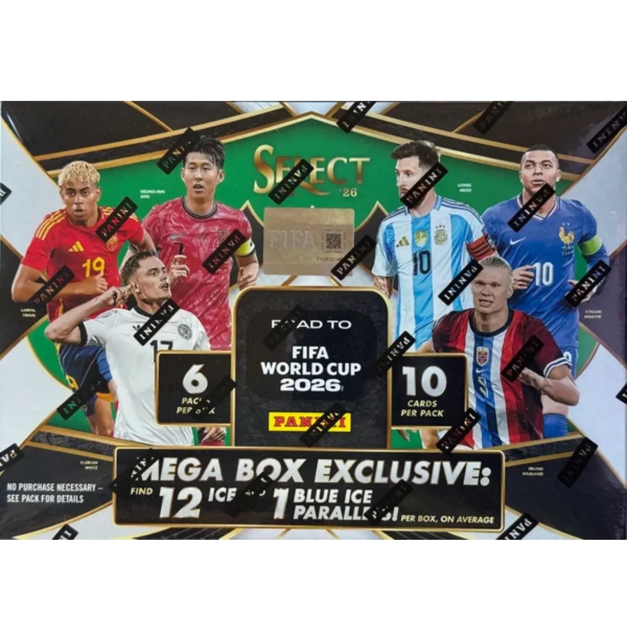 2025-26 Panini Select Road to FIFA World Cup Soccer Mega Box