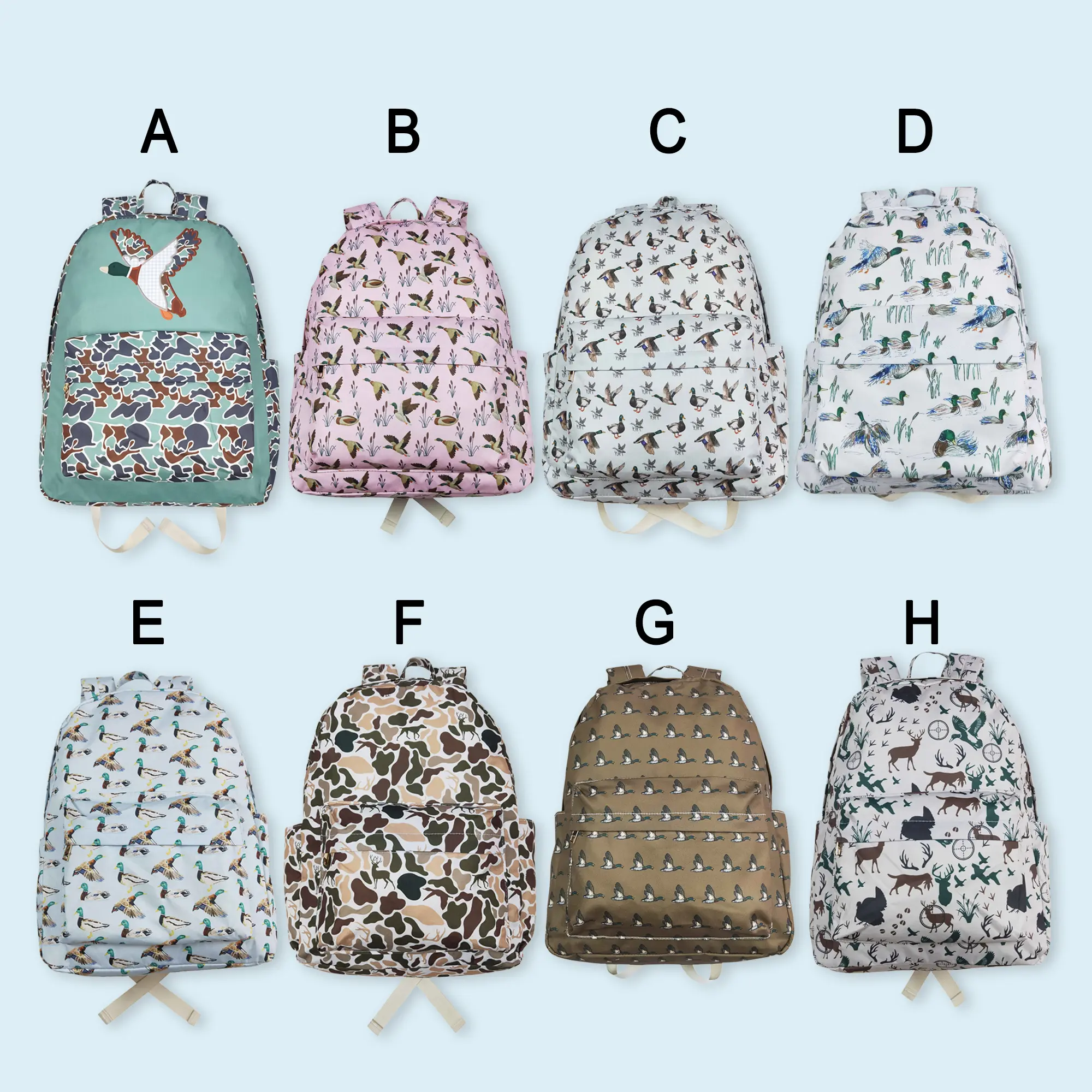 Duck camo kids boys hunting backpack back to school backpack Duck camo kids boys hunting backpack back to school backpack