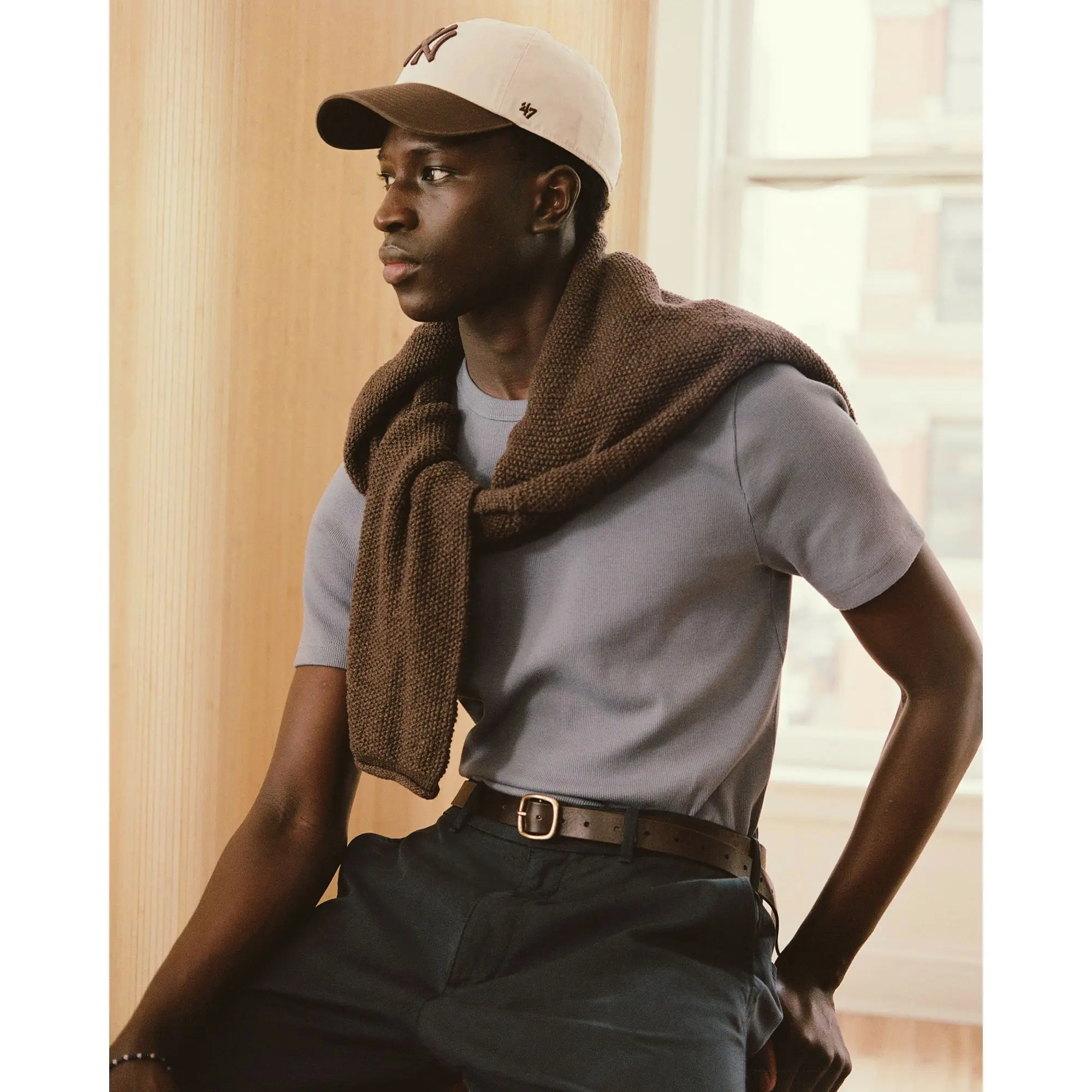 Abercrombie & Fitch Essential Slim Ribbed Tee