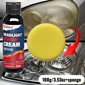 Car Headlight Restoration Kit, Effective Oxidation Blurring Repair, Quick Scratch Solution, Car Scratch Remover, Polishing Liquid & Maintenance Fluid, Restorer Kit, Headlight Polishing Agent