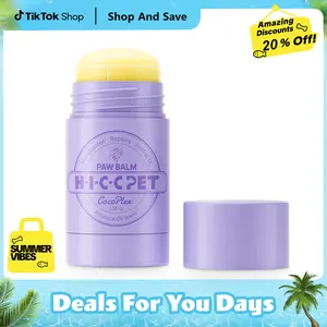 HICC PET Natural Paw Balm Butter for Dogs & Cats - Twist-Up Claw Care Essential with Natural Oils, Hydrating, Non-Sticky Moisturizes Paw Pads & Skin, Non-Irritating, Easy-Cleaning Pet Grooming Supply summerwins