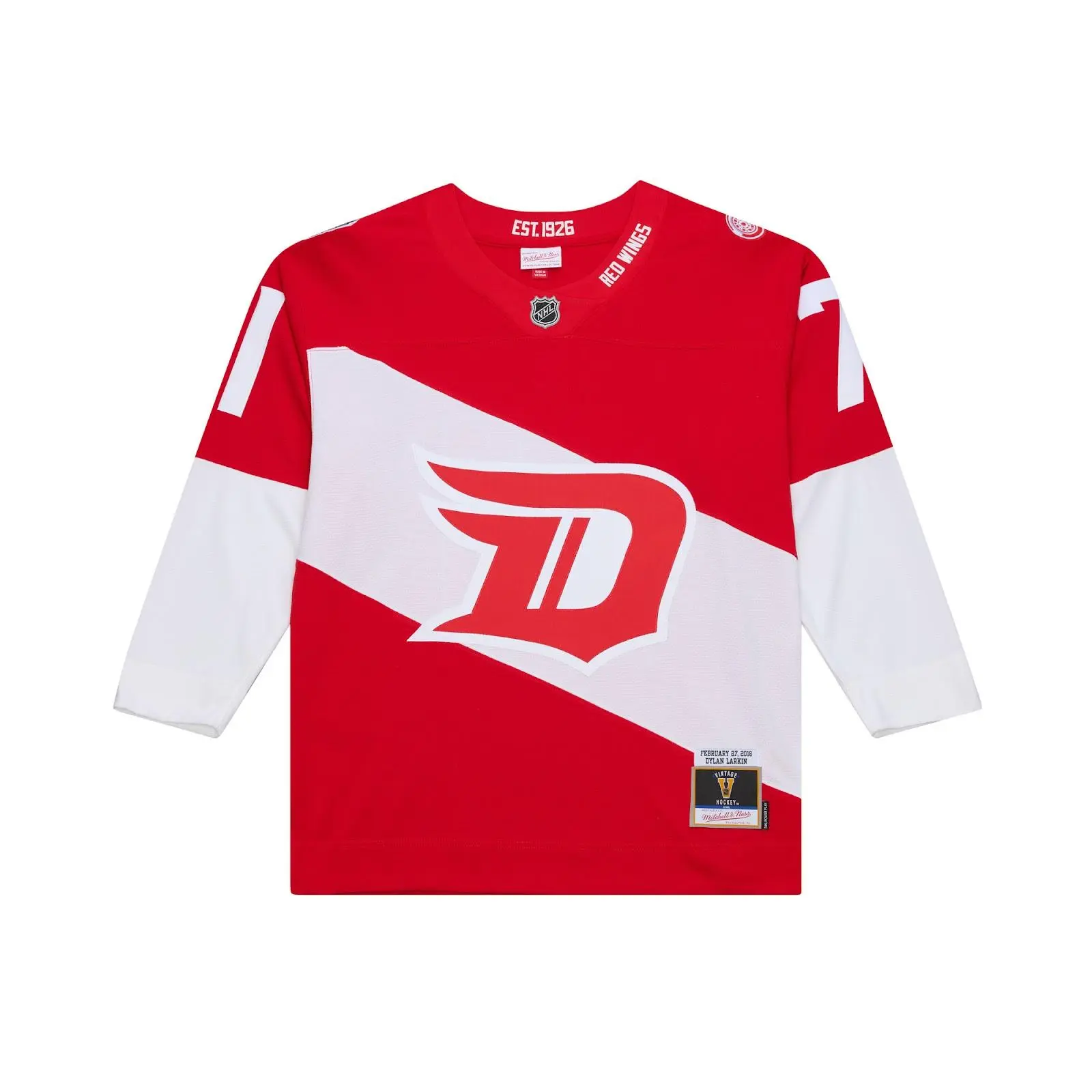 Dylan Larkin Detroit Red Wings 2016 Red Stadium Series Power Play Jersey NHL Throwback Hockey Fan Gear Mitchell & Ness