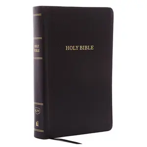 Holy Bible KJV, Giant Print Personal Size, Red Letter Edition, 43,000 Cross References, Black Bonded Leather, Comfort Print
