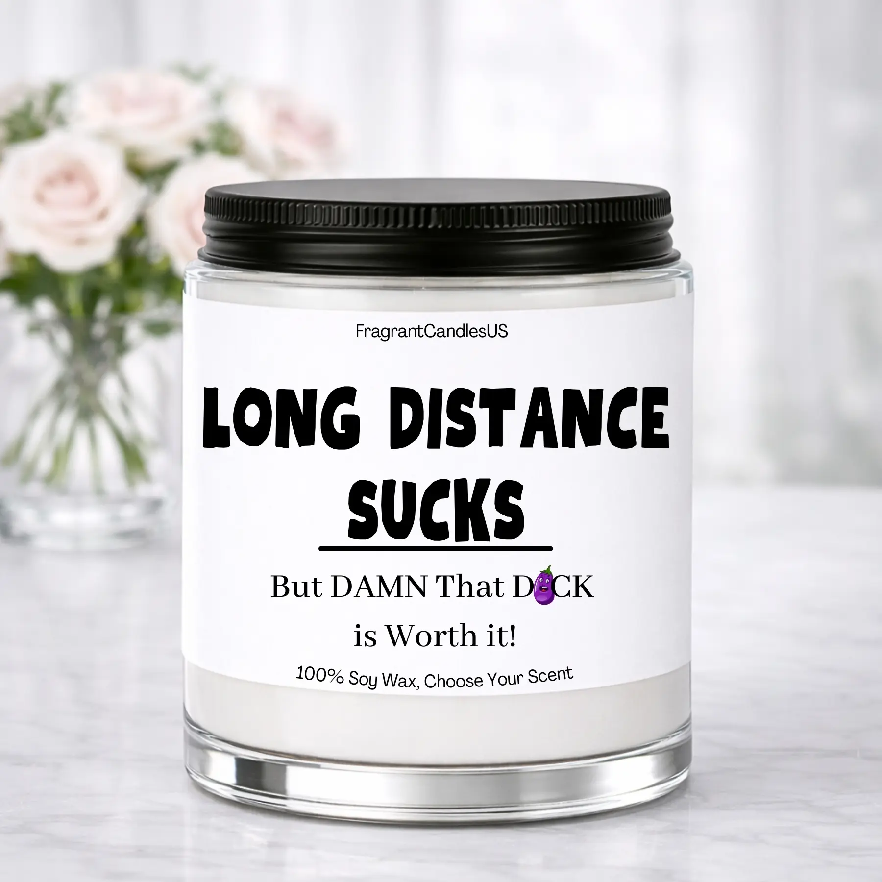 Birthday gifts for Long Distance relationships, Long distance couples, Adult gifts for men women him, adult humor candles, Boyfriend gifts, gifts for boyfriend, Soy candles, gag gifts for men, gift ideas for him, Funny candles, fragrance candles, Decor, A