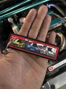 Cartoon Style NSX - GTR R34 - Supra Key Tag