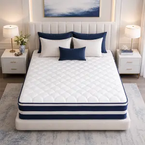 10/12/14 Inch Twin Full Queen King , Hybrid Memory Foam Mattress in a Box | Pocket Spring + Zoned Support | Soft and Comfortable, Pressure Relief, Medium Firmness, CertiPUR-US Certified(mattresses | queen size mattress | full size mattress)