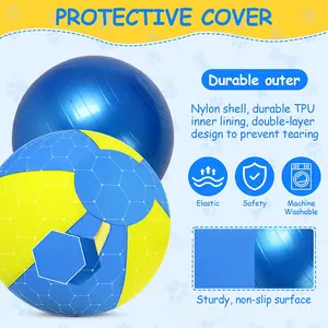 Indestructible Dog Herding Ball| Inflatable Training Toy for Boredom & Teething
