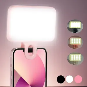 Portable Mini Clip-on Fill Light, Multipurpose Selfie Ring Light, Universal Selfie Ring Light for Phone, Phone Accessories