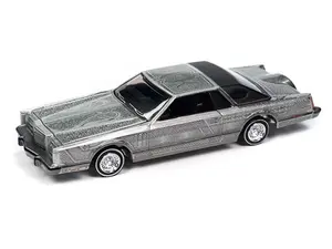 1979 Lincoln Continental Lowriders – Silver – Special Edition (Luxury Cruisers) Diecast 1:64 Scale Model - Auto World AWSP175A