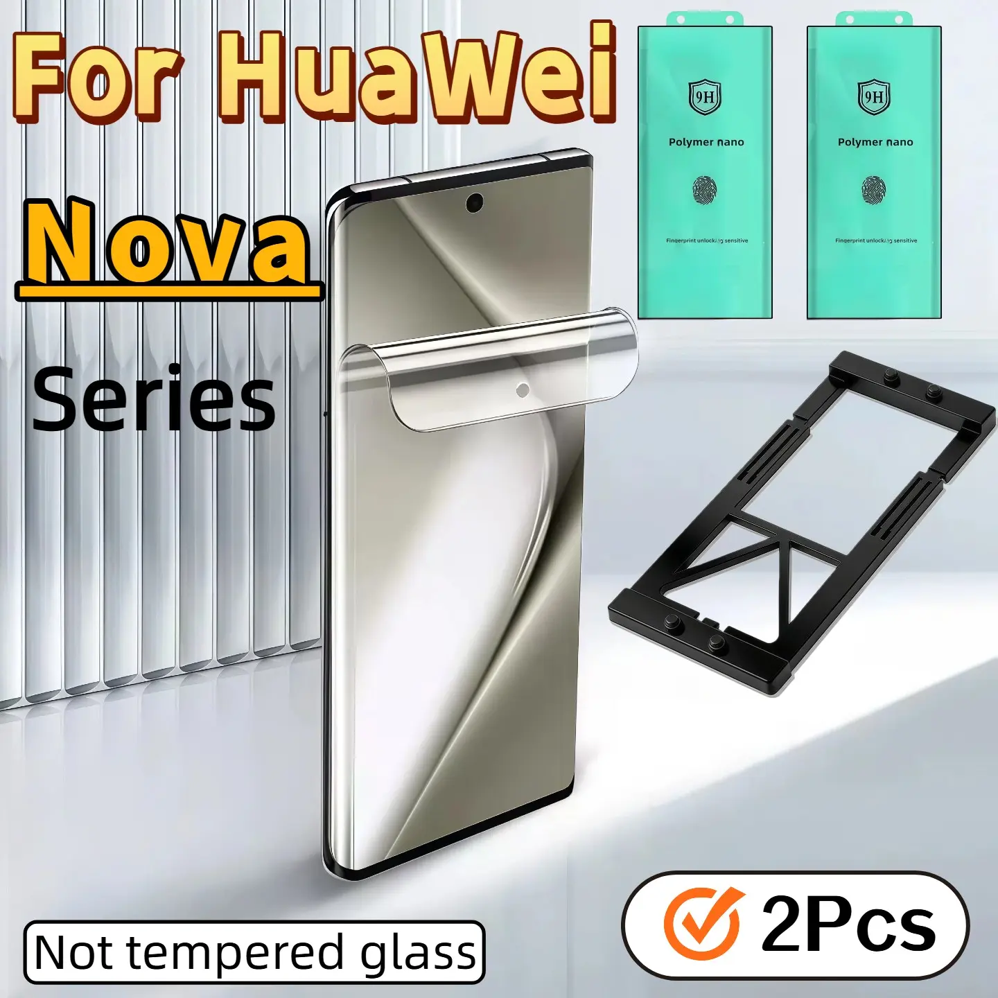 2-Pack Huawei Nova 10pro/11pro/11ultra Screen Protector, HD Ceramic Film, Easy Install, Scratch-Resistant, Durable Protection, Includes Installation Tool
