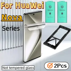 2-Pack Huawei Nova 10pro/11pro/11ultra Screen Protector, HD Ceramic Film, Easy Install, Scratch-Resistant, Durable Protection, Includes Installation Tool