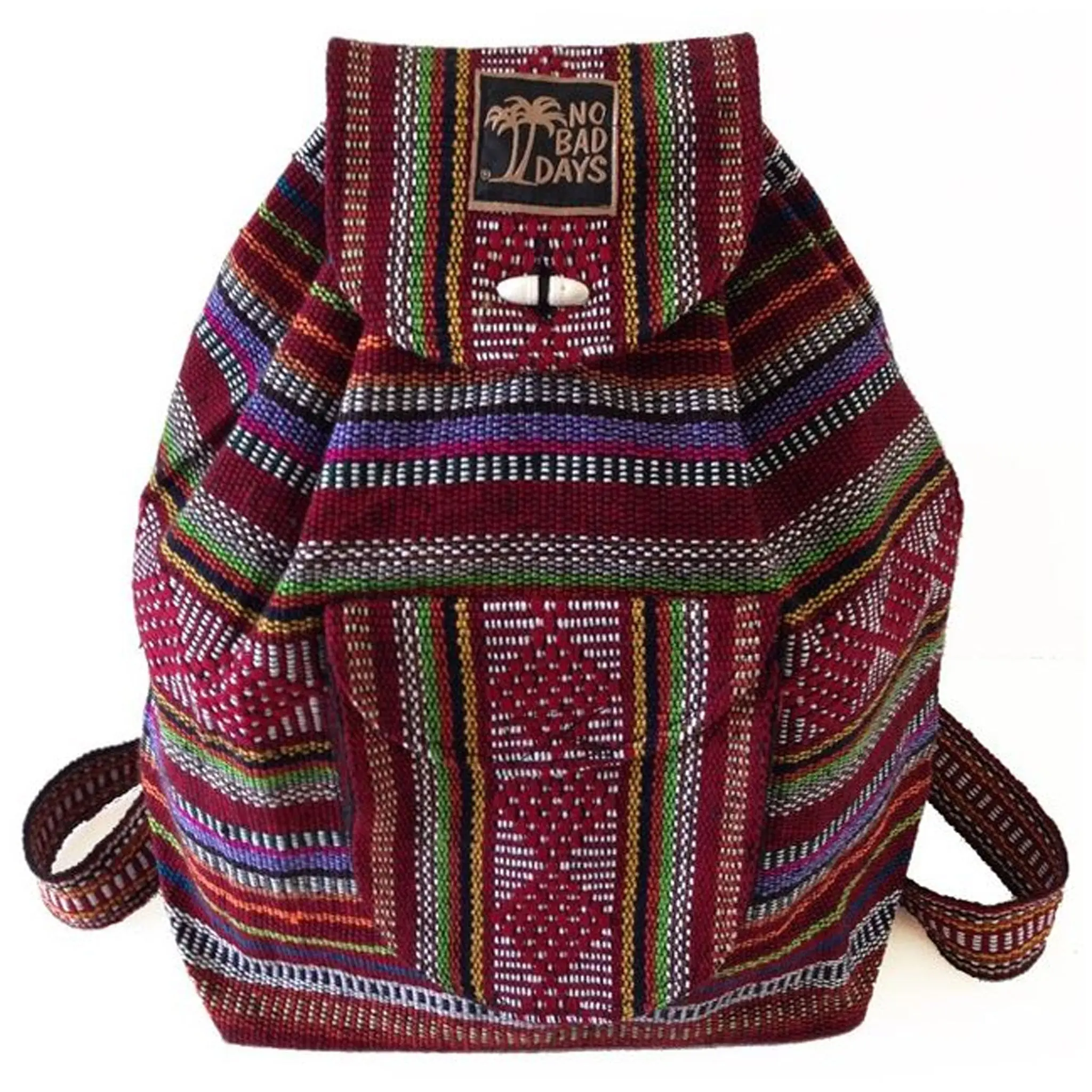 Baja Backpack - Maroon & Purple MultiColor