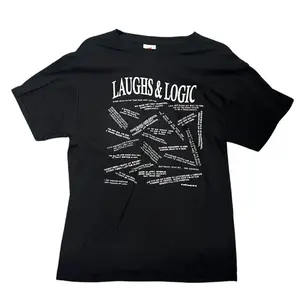 SALE | Laugh & Logic T-Shirt | Black | Multiple Sizes | Sandhills Specialty Gifts and Crafts