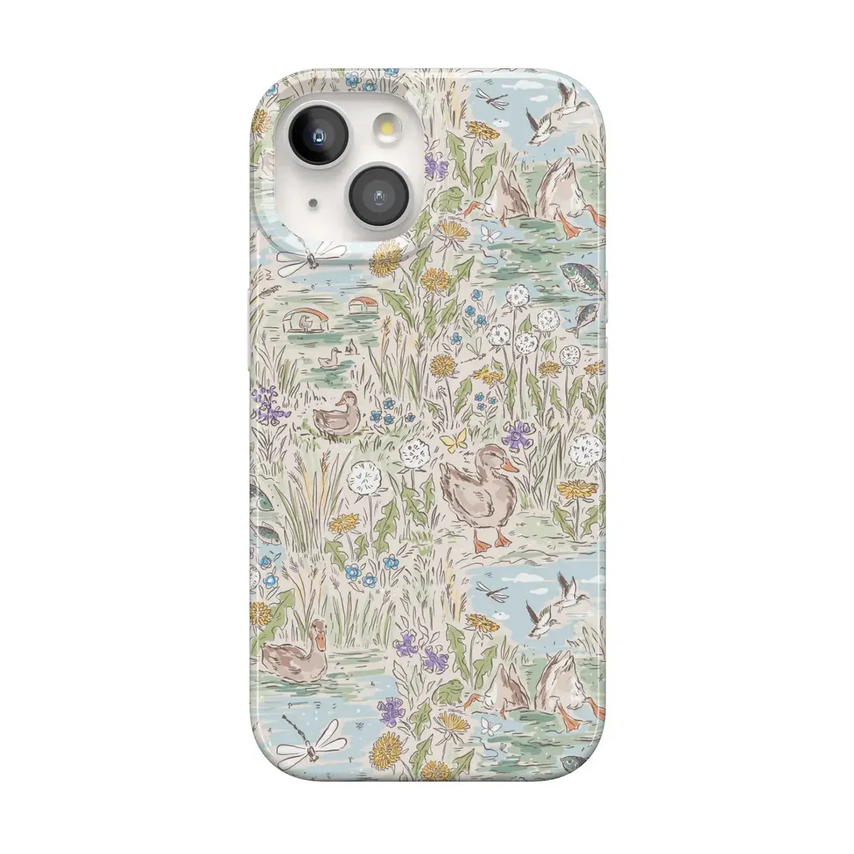Casely iPhone 14 Plus Case | Waddle Path | Duck Pond | Compatible with MagSafe | Classic Ultra Thin Design
