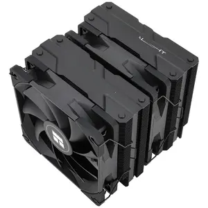 Pa120 Black Cpu Air Cooler Dual Towers Aghp Technology 6 Heatpipes With Tl-c12b Pwm Fan For 1151/1150/1200/1851/1700 Amd:am4/am5  157mm Height Pc