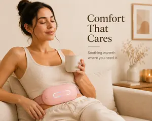 Portable Cordless Heating Pad with Massage Modes