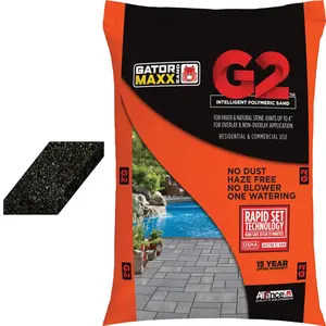 Alliance Designs G2GATORMAXX04 50 lbs Gator Maxx G2 Polymeric Sand - Black