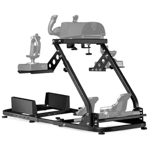 Dardoo G920 Flight Racing Simulator Cockpit Adjustable Compatible With HOTAS Warthog, G Saitek, G923,T80 T150, Game Mount Without Wheel, Shifter,Seat and Pedal