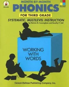 USED-Month-by-Month Phonics for Third Grade: Systematic, Multilevel Instruction for Third Grade by Patricia Cunningham (Paperback)