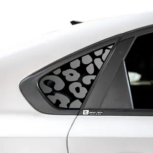 Animal Leopard Cheetah Cow Window Vinyl Decal Stickers Fits Kia Forte 2019-2024