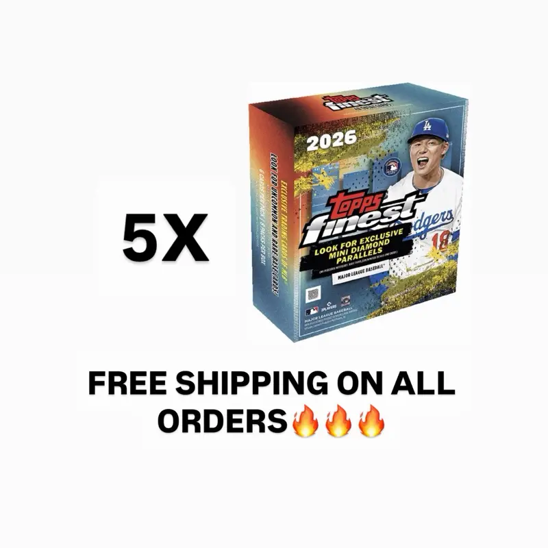 Break #487: (5) 2026 Topps Finest Baseball Megas