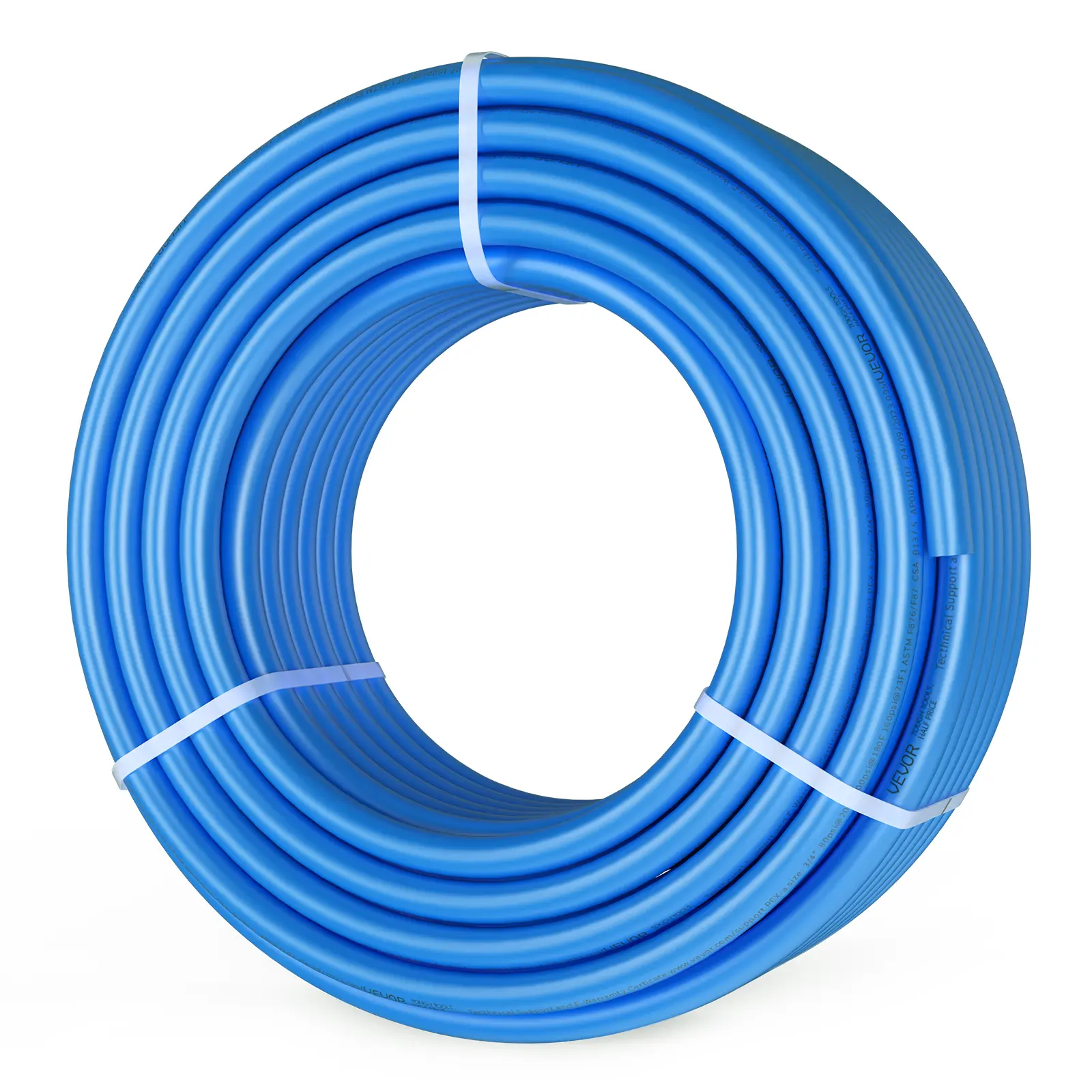 【DealsForYouDays】VEVOR PEX Pipe 3/4 Inch 100 Feet Length PEX-A Flexible Pipe Tubing for Potable WaterPex Water Lines for Hot/Cold Water & Easily RestorePlumbing Applications with Free Cutter,Blue