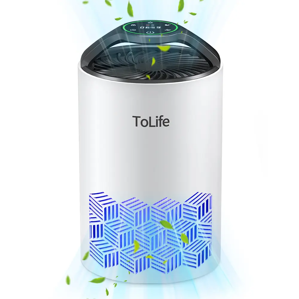 ToLife K1 HEPA Air Purifier - Pet Allergy & Dust Relief, Low-Noise Sleep Mode – Portable for Home, Office ToLife K1 HEPA Air Purifier - Pet Allergy & Dust Relief, Low-Noise Sleep Mode – Portable for Home, Office